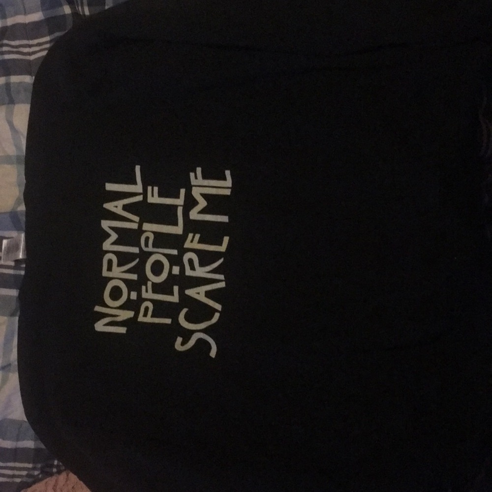 Normal people scare me sweatshirt